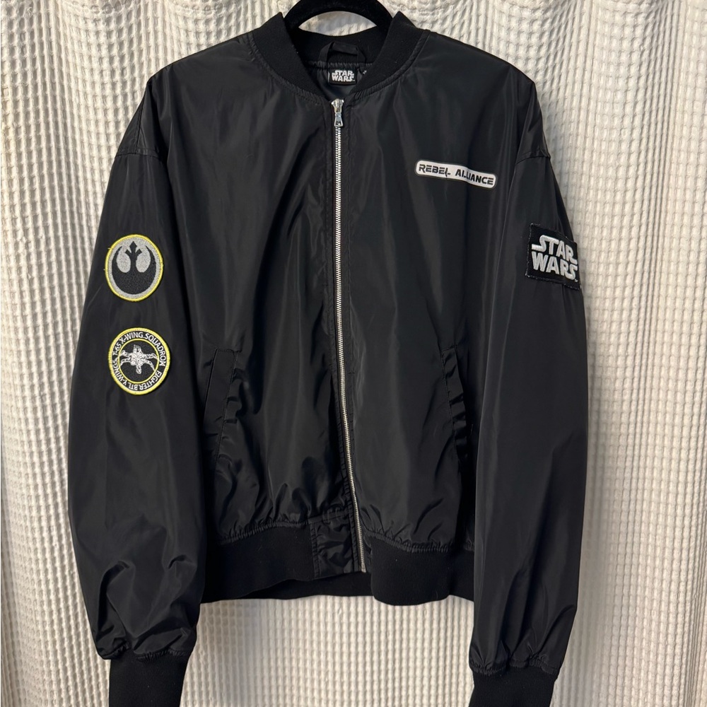 Star Wars Rebel Alliance Black Bomber Jacket